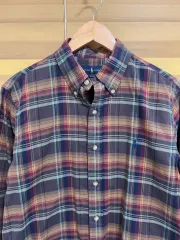 ラルフローレンポロ メンズ コットンチェックシャツ M