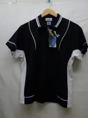 ヨネックス 半袖 ポロシャツ YONEX テニス スポーツ 黒 ブラック タグ付き 172㎝～178㎝ 未使用品のサムネイル