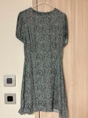 花柄 ワンピース ミディ丈