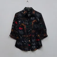 ラルフローレン レディース90 シャツブラウス 春 秋 ブラック 71087
