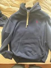 ポロ フード付き ジップアップパーカー ネイビー M