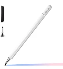 ★スタイラスOASOタッチペン スタイラスペン 円盤型ペン先 磁気キャップ 高感度 スマートフォン タブレット用 iPad Pro/Mini/Air/iPhone/Android/SAMSUNG Galaxy/Microsoft Surface (ホワイト)