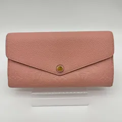 LOUIS VUITTON （ルイヴィトン）  ポルトフォイユ サラ M61291 CA0196 二つ折り長財布 モノグラム アンプラント ローズプードル ピンク レディース【中古】
