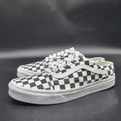 VANS オールドスクール チェッカーボード メンズ ミュール 27.5