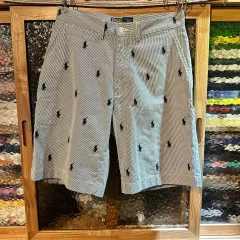 ポロ ラルフローレン シアサッカー パンツ シアサッカー ハーフパンツ ポロ ハーフパンツ