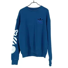 adidas(アディダス) メンズ ファイヤーバード ラウンドネック パーカー 青 95 （ HU9386 ）