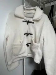 ボアフリース カラー トグルボタン ショートコート