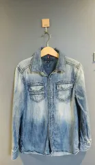 Tommy Hilfiger(トミーヒルフィガー) 子供 キッズ デニム シャツ 6 ー 7Y ／ 116 122