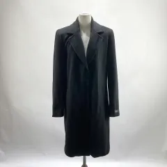 DKNY 女性用ウールコート 黒 M パーマネント