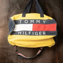 00s Tommy Hilfiger(トミーヒルフィガー) マルチカラー ダッフル バッグ
