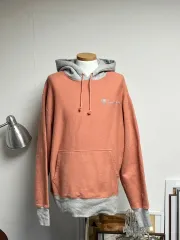 チャンピオン リバースウィーブ ピンク フーディー L