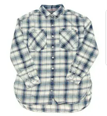 新品 Tommy Hilfiger Kids(トミーヒルフィガーキッズ) 女の子用 ツーポケット ロングチェックシャツ