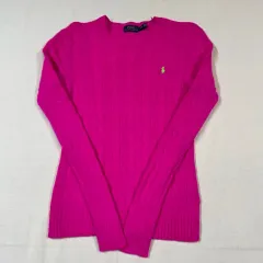 ポロ ラルフローレン ケーブル編み ウール カシミア ニット