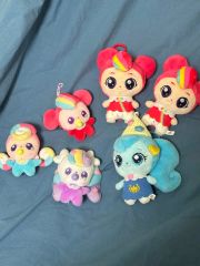 ぴちぴちピッチ ハンドメイド 編みぐるみ 7体セット 手編み - メルカリ