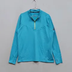 ナイキ レディース 100 ハーフジップTシャツ 2020 春 秋 スカイ 70827