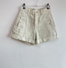 ZARA ザラ デニムパンツ デニムショートパンツ デニムハーフパンツ ピスタチオ パンツ