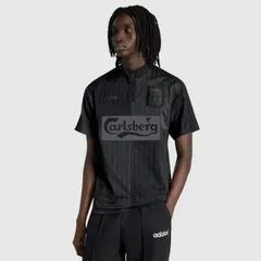 【送料無料・匿名配送】adidas Originals アディダス オリジナルス リヴァプール 1995 公式 復刻 シャツ 黒 ブラックアウト 新品 正規品のサムネイル