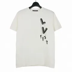 ルイヴィトン LOUIS VUITTON 21SS ヴァージル期 フロウティング プリント Tシャツ カットソー 長袖 M ホワイト 白 RM211 NPG HKY86W 国内正規のサムネイル