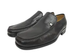 BALLY (バリー) Bロゴ レザー ビジネスシューズ ローファー US7.5 ダークブラウン メンズ/028