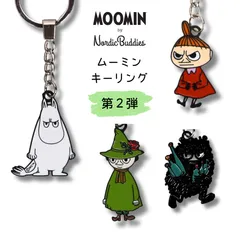 ★単品出品に引っ越しました★　第２弾！【匿名配送料込】ムーミン ビッグキャラクター キーリング キーチェーン / ノルディックバディズ / アングリームーミン・スナフキン・スティンキー・リトルミイのサムネイル