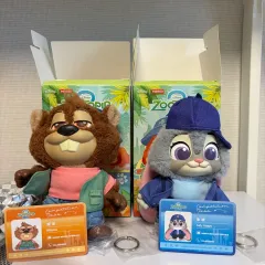 MINISO(ミニソー) ズートピア キーホルダー ジュディ・ホップス ぬいぐるみ キーホルダー
