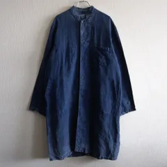 【美品】 PORTER CLASSIC 【インディゴ リネン コート】XL 麻 ポータークラシック 26030554のサムネイル