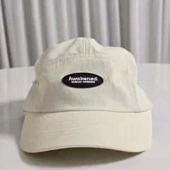 ナイロン アイボリー キャンプキャップ 帽子 free