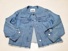 アトリエ・マジョーリ 洗濯用デニム ワイドカラージャケット ポール 1138