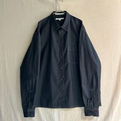 old ABAHOUSE コットンリネンソリッドブラックシャツ 名作 - メルカリ