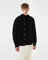 ケーブル ニット セーター カーディガン