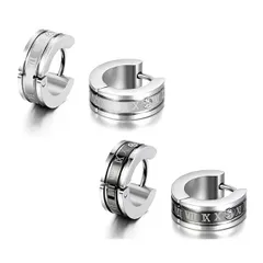 【数量限定】フープピアス メンズ レディース サージカルステンレス アレルギーフリー 両耳用 人気 かっこいい シンプル リングピアス アクセサリー 誕生日 記念日 プレゼント男女兼用