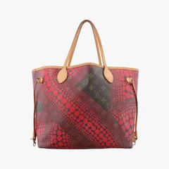 ルイヴィトンLouis Vuittonモノグラムウェーブ ネヴァーフル MM マロン×ルージュ PVCコーティングキャンバス M40686 GI3152