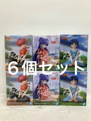 未開封 らんま1/2 フィギュア Relax Time らんま シャンプー 天道あかね 3種 6個セット LF3925 f101