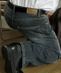 新品 ワイド デニム パンツ