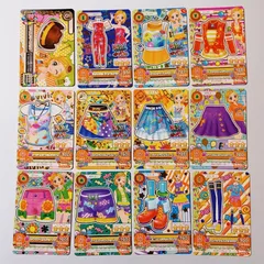 ⑱ 新条ひなき 12枚セット スマイルドワーフハット ヴィヴィッドガーリーオールインワン ブライトサマーキャミソール フレッシュオレンジトップス イージーバケーションTシャツ ポッピンクラッカースカート ブルーグラススカート ほか／アイカツ！Aikatsu！