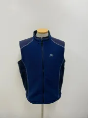 KOLPING フリース ベストジップアップ/メンズ 100 /ブラッシュ加工/カジュアル/アウトドア/