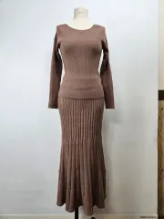 ONE SIZE SNIDEL SNIDEL(スナイデル) レディース 茶色 セットアップ ポリエステル ブレンド