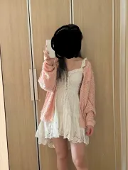 日本 ヴィンテージ 紐 ノースリーブ ワンピース