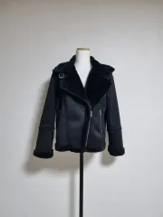 スウェードファー ライダージャケット