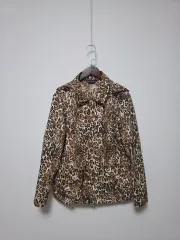 レオパード 薄い フード ウィンドブレーカー