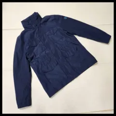 正規品 Timberland メンズ ウィンドブレーカー サファリ ジップアップ ジャケット 外皮 L (105)