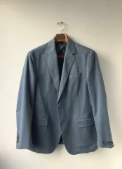 ポロ Ralph Lauren(ラルフローレン) ー 新作 青 コットン ジャケット 新品 44R （ 107 110 ）