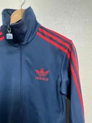 ヴィンテージ adidas(アディダス) ジャージ ネイビーブルー/レッド M