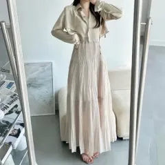 シフォン ロング スカート