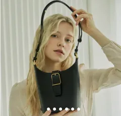 LATEM ショルダーバッグ クロス ミニバック ブラック