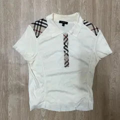 BURBERRY(バーバリー ) ロンドン レディース ノヴァチェック 半袖 カラーTシャツ M ／ 95