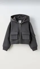 ZARA Kids ポケット付き PLUSH ブルゾン ジャケット 6-7y 新品