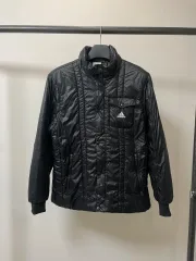 （ 100 ） adidas(アディダス) キルティング パデッド ナイロン シャツ ジャケット