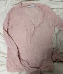 123앙드트와 NouArte ピンク シカゴ カーゴ ボタン ニット カーディガン (新品)