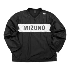 (即納) mizuno ミズノ ビックロゴ ブラック ウィンドブレーカー ウォームアップ